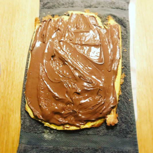 La bûche de Noël à la pâte à tartiner