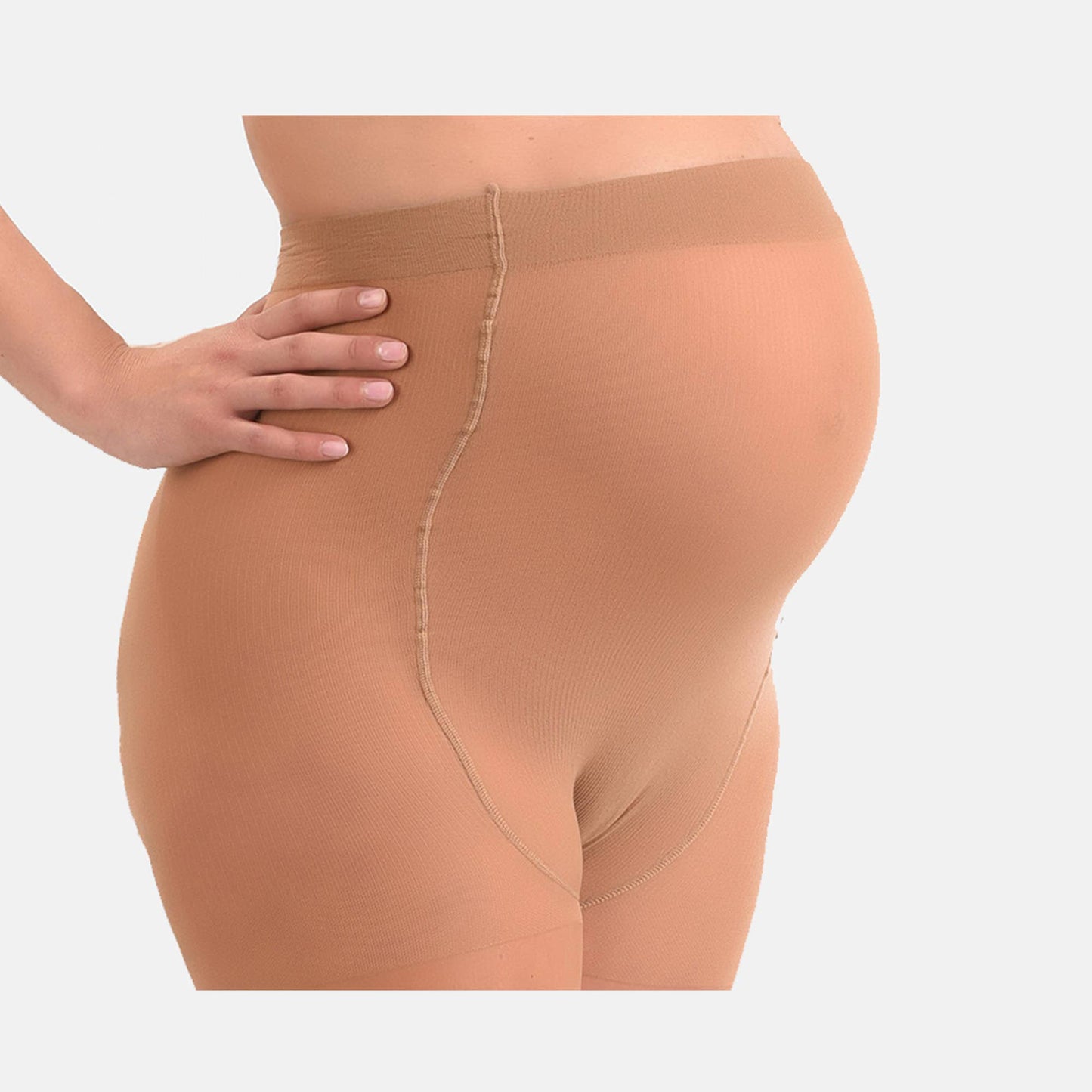 Mamsy Collants de grossesse 20den Transparent: XXL / Cognac