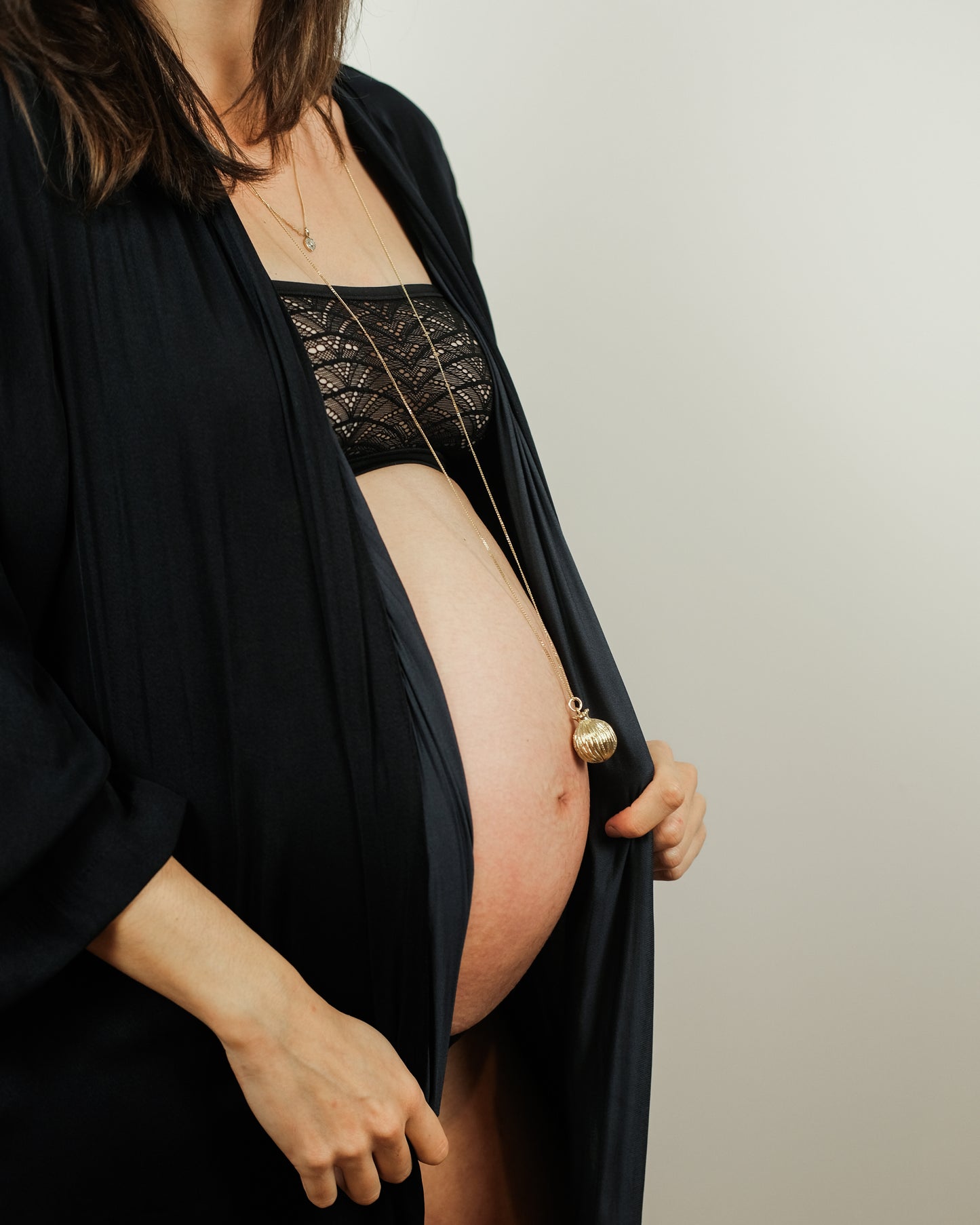 MERVEILLE pregnancy bola - Yellow gold finish