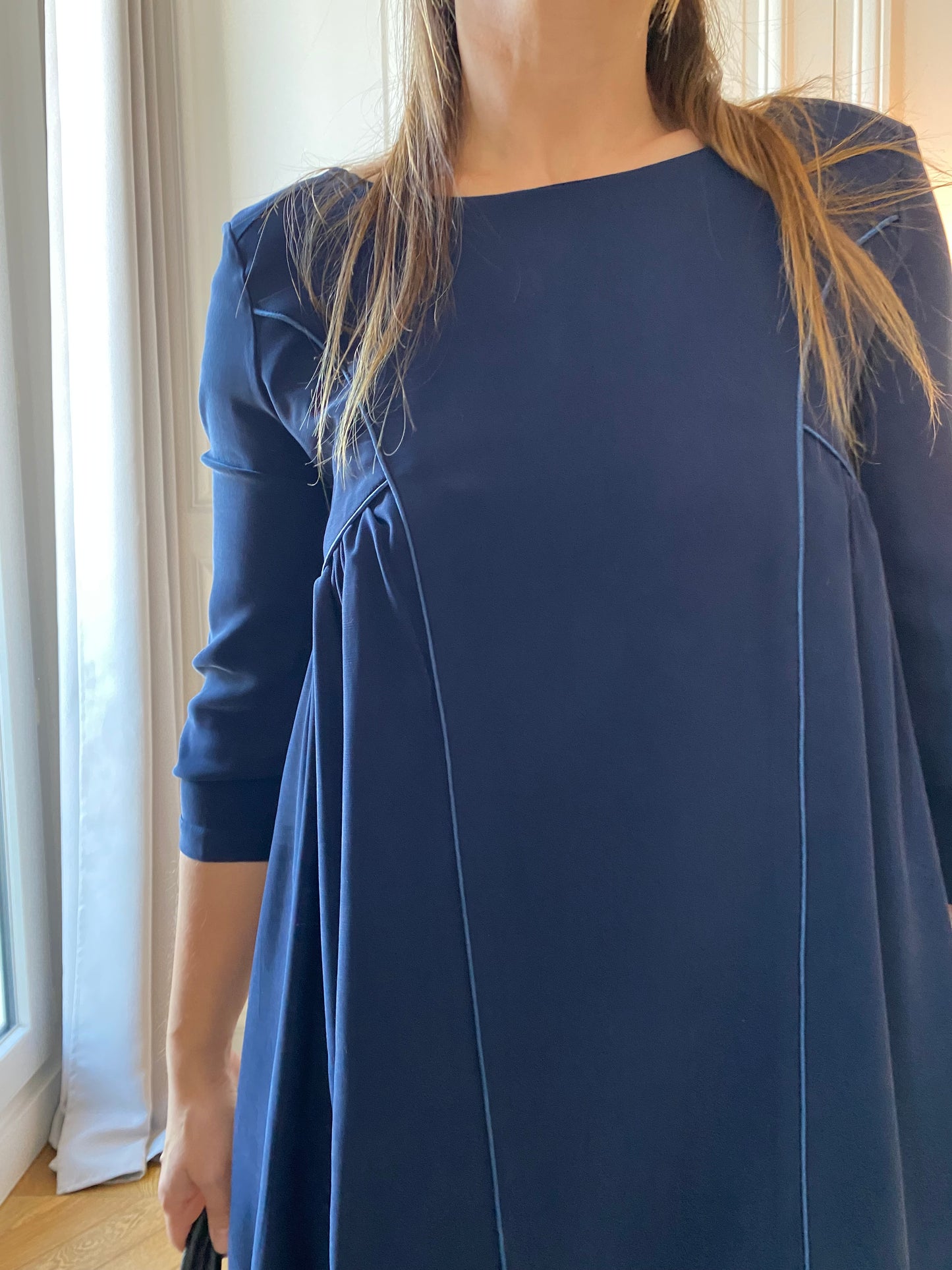 Twist, maternity and breastfeeding dress
