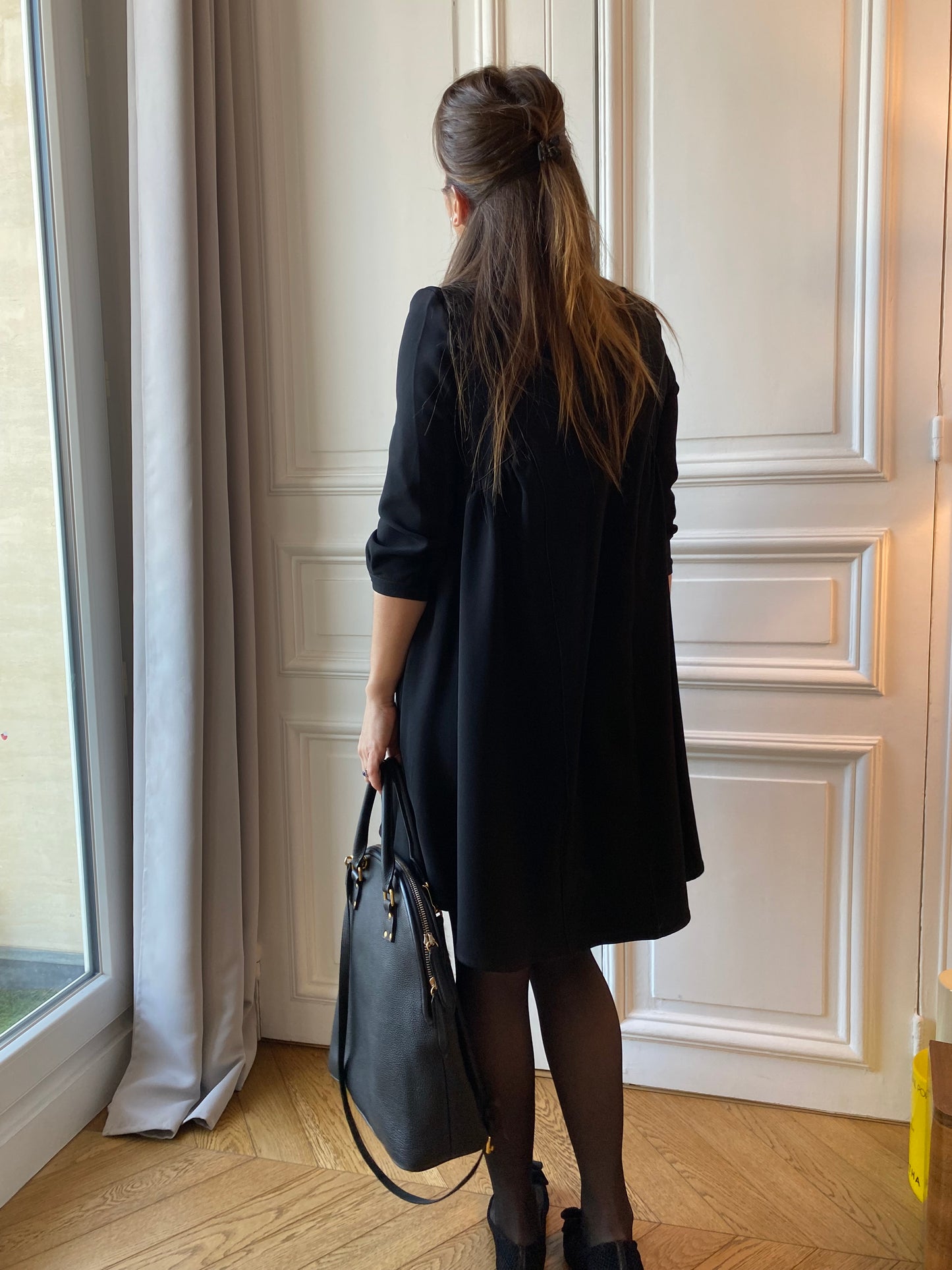 Twist, maternity and breastfeeding dress