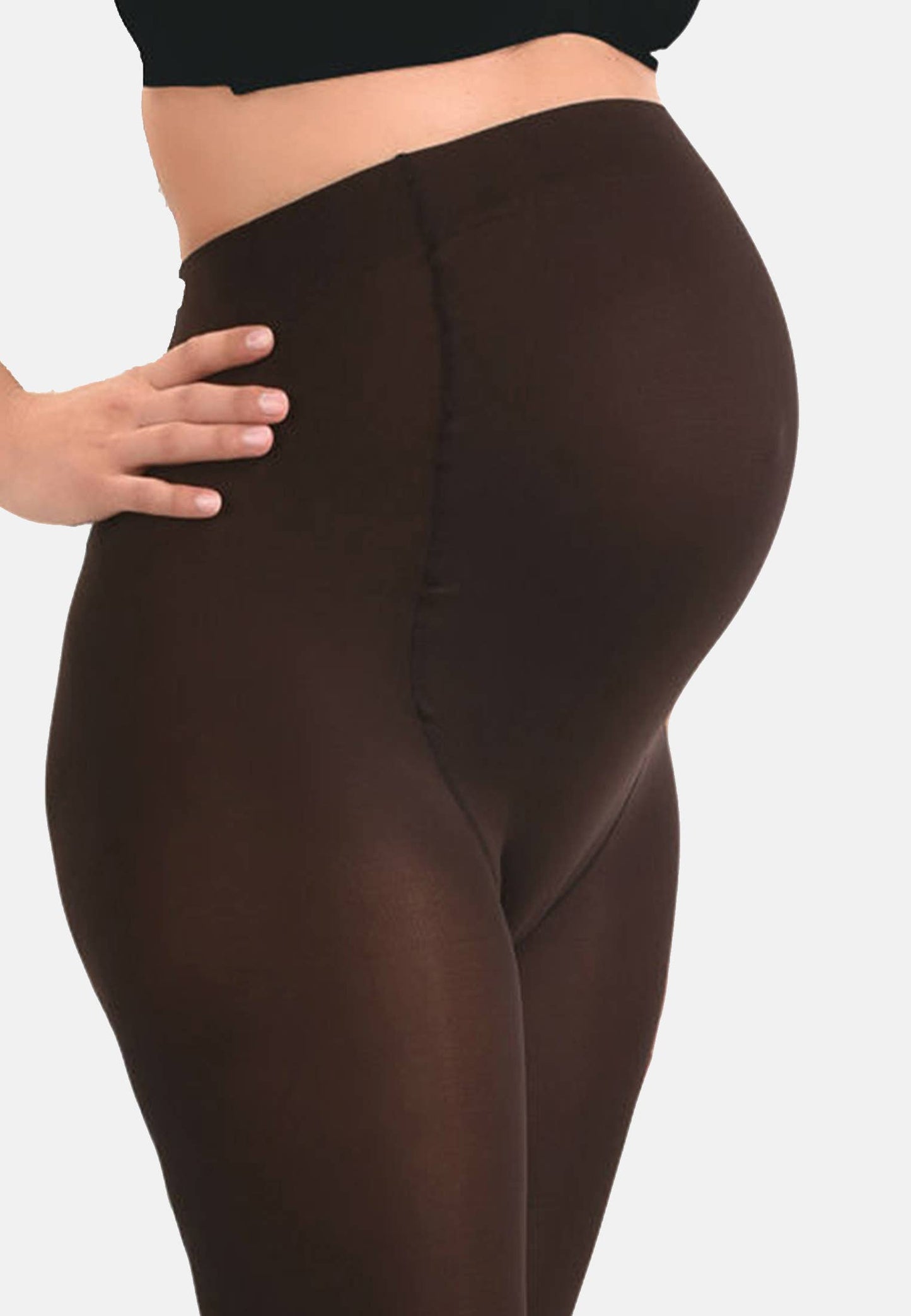 Mamsy Collants de grossesse opaque 60den: Zwart / XXL