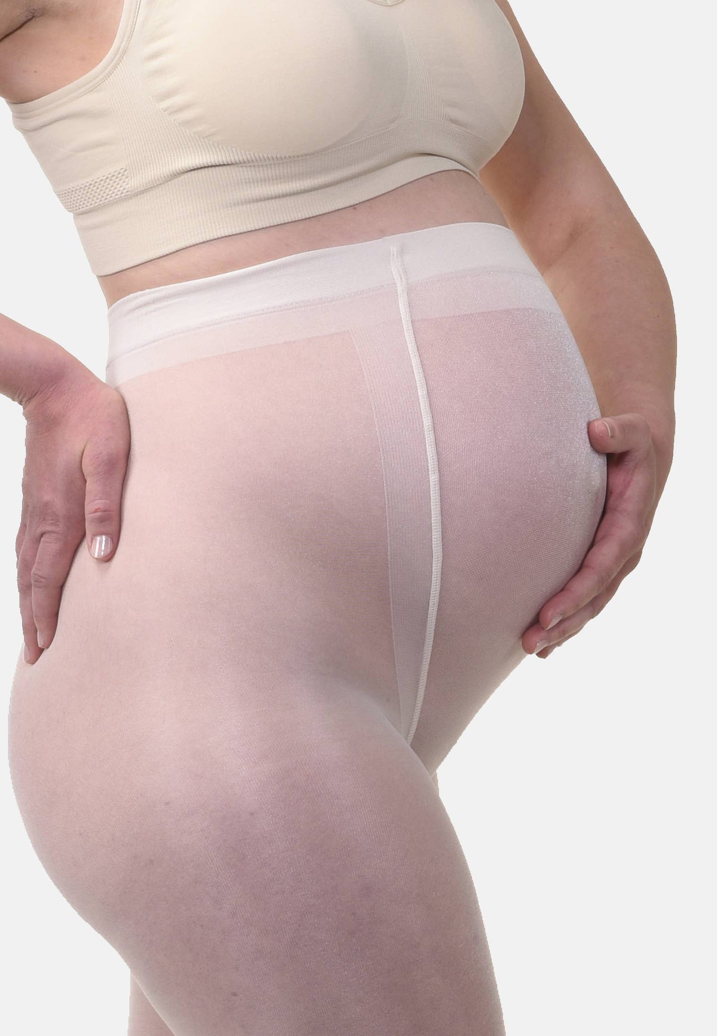 Mamsy Collants de grossesse 20den Transparent: XL / Noir