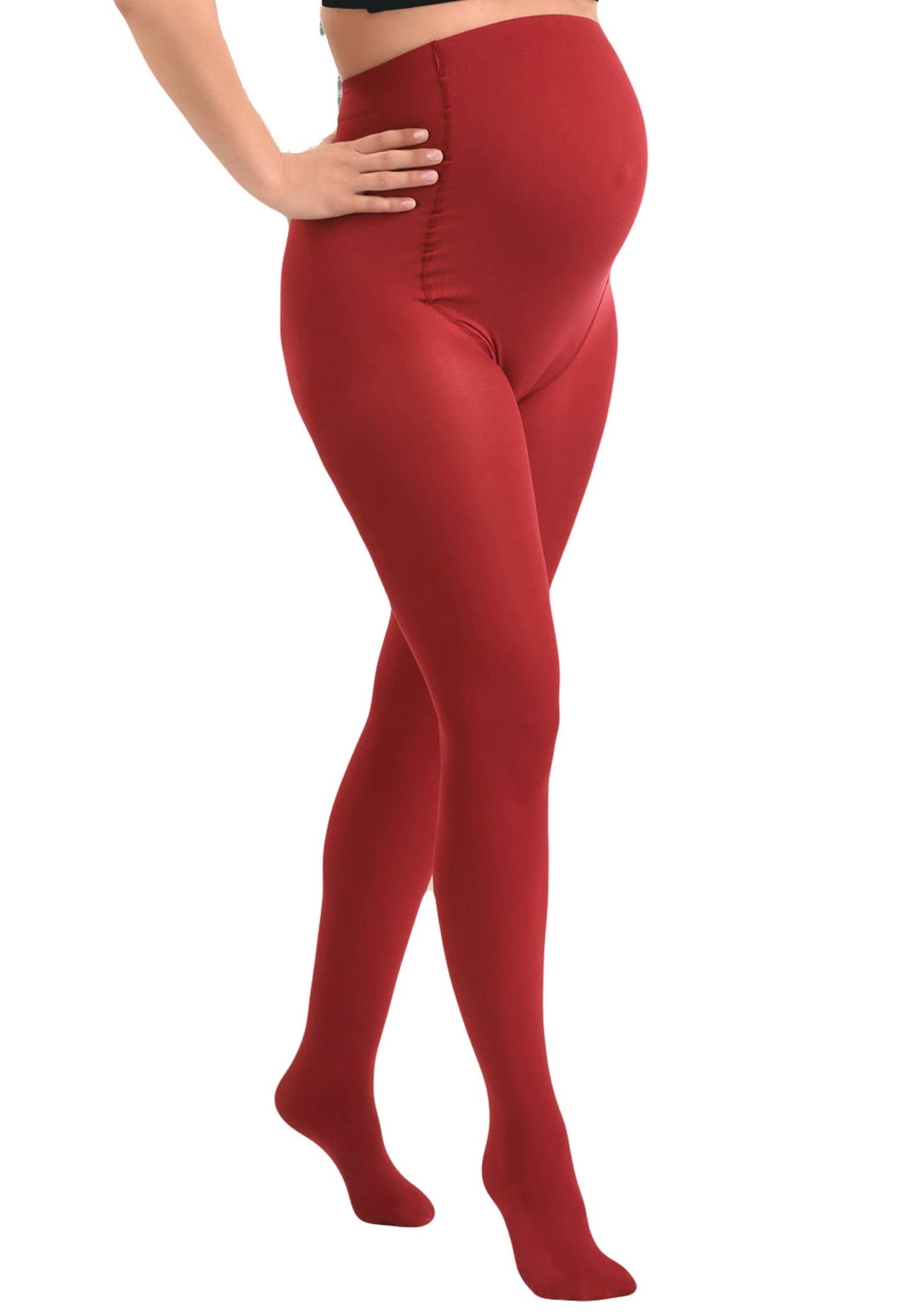 Mamsy Collants de grossesse opaque 60den: Zwart / XXL