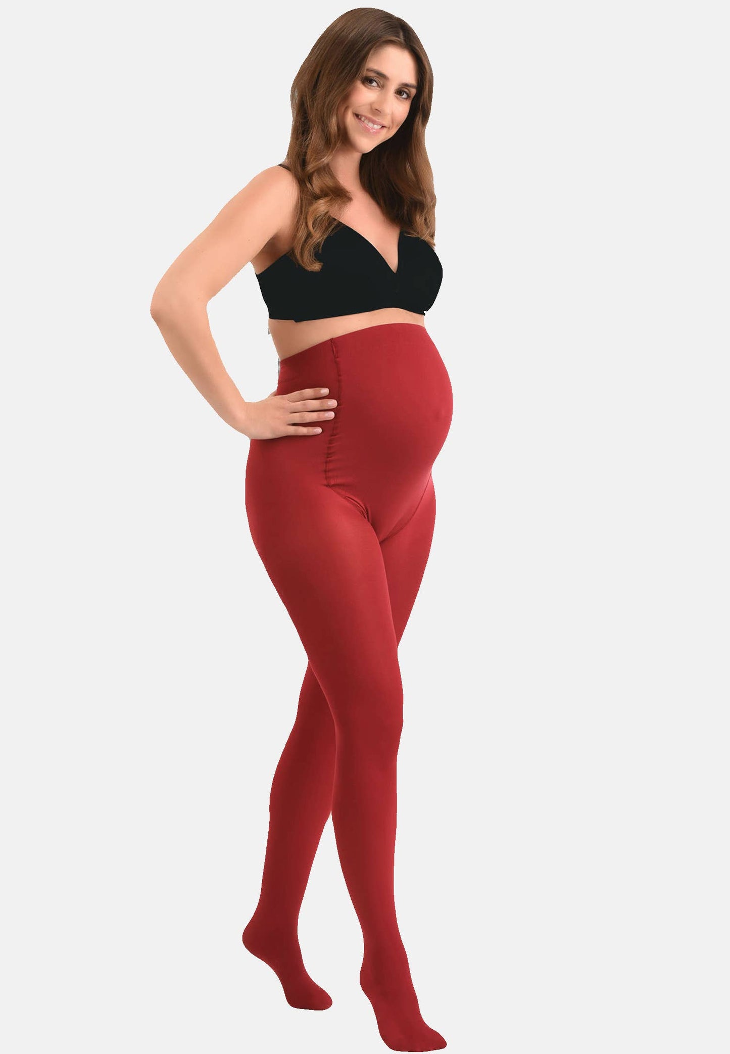 Mamsy Collants de grossesse opaque 60den: Zwart / XXL