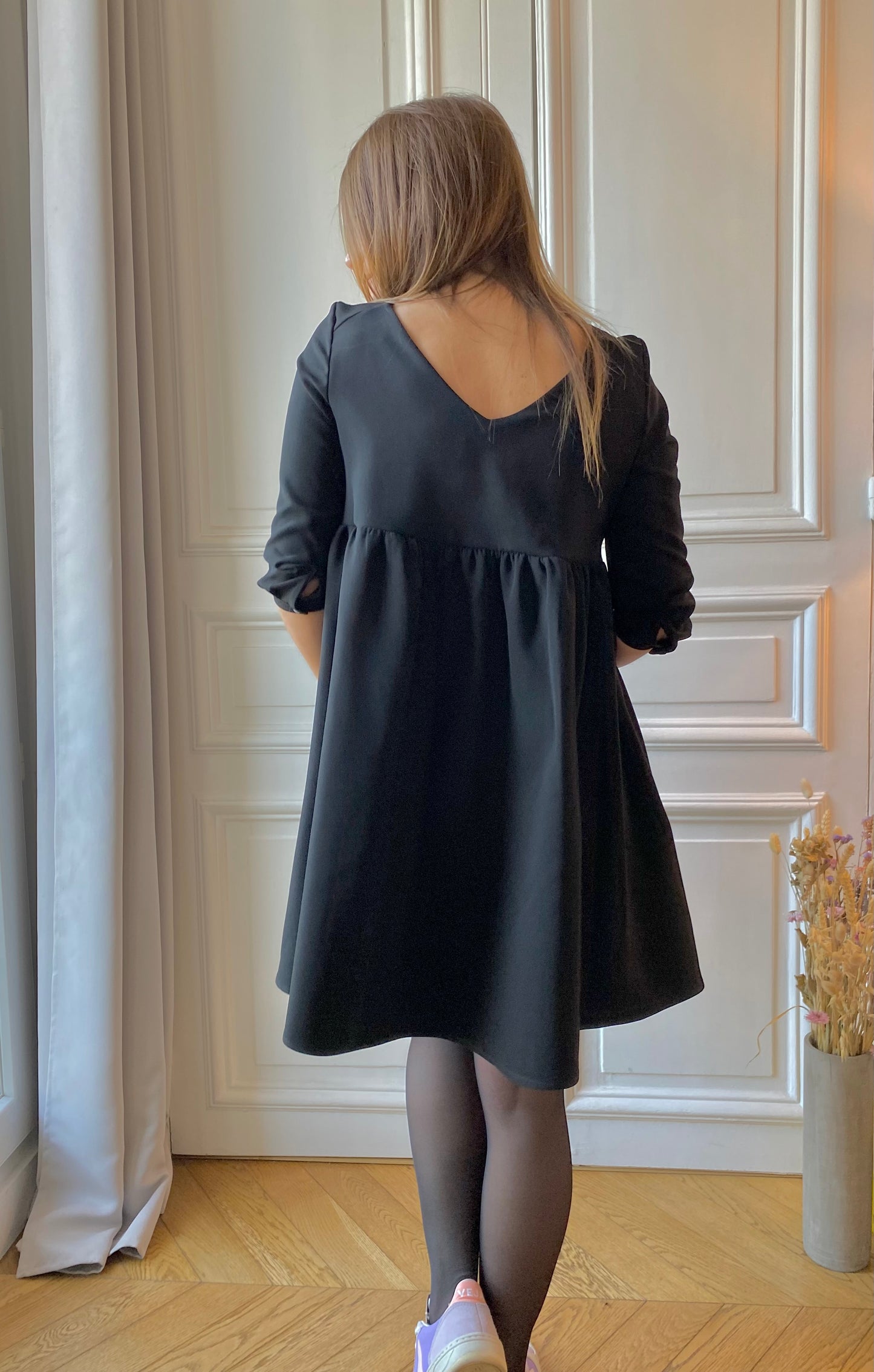 Twist, maternity and breastfeeding dress