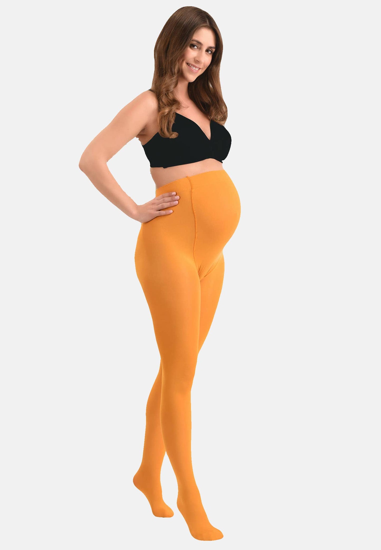 Mamsy Collants de grossesse opaque 60den: Zwart / XXL