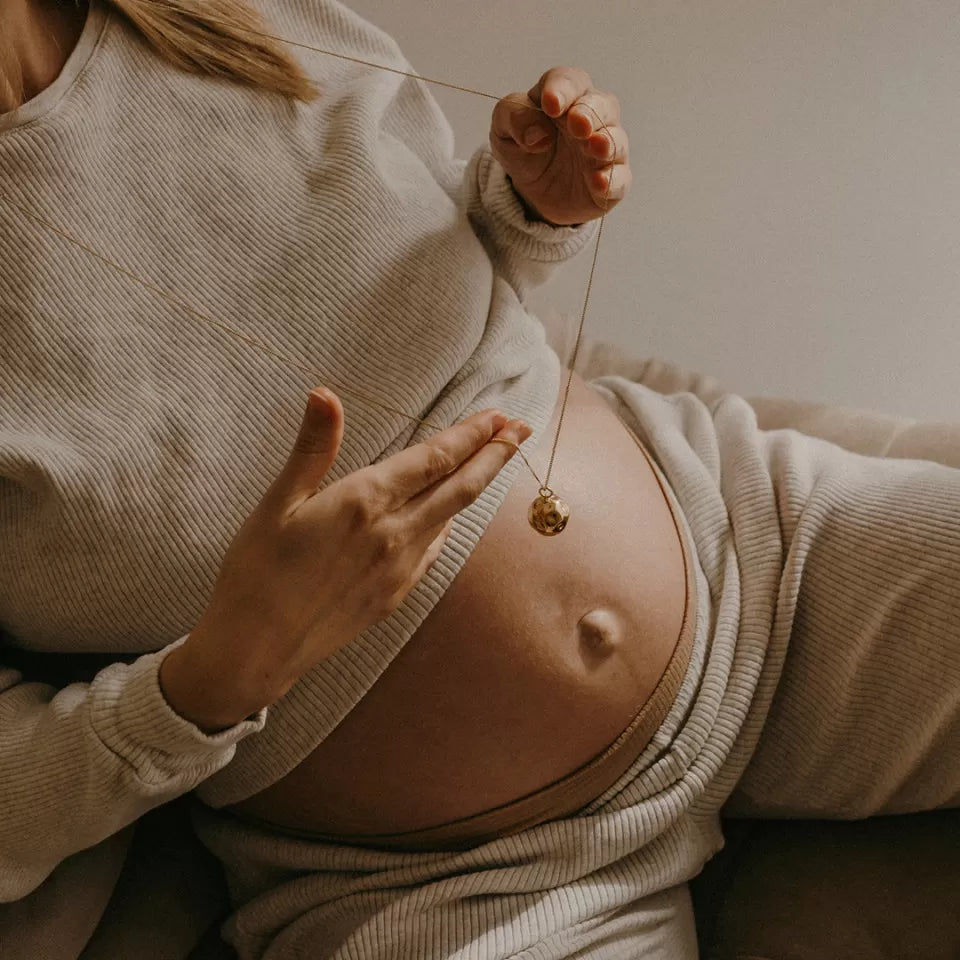 MOON pregnancy bola - Rose Gold finish