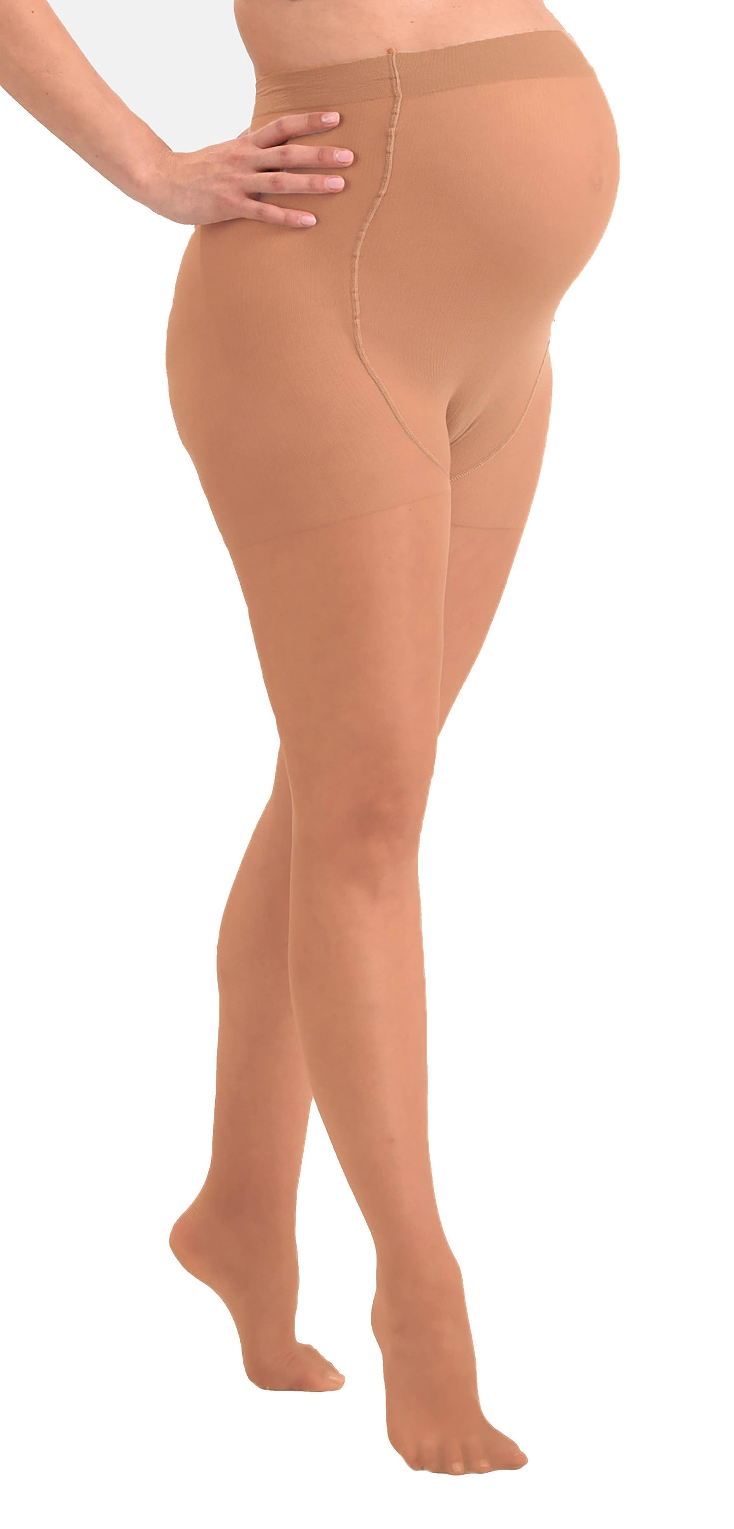 Mamsy Collants de grossesse 20den Transparent: XL / Noir
