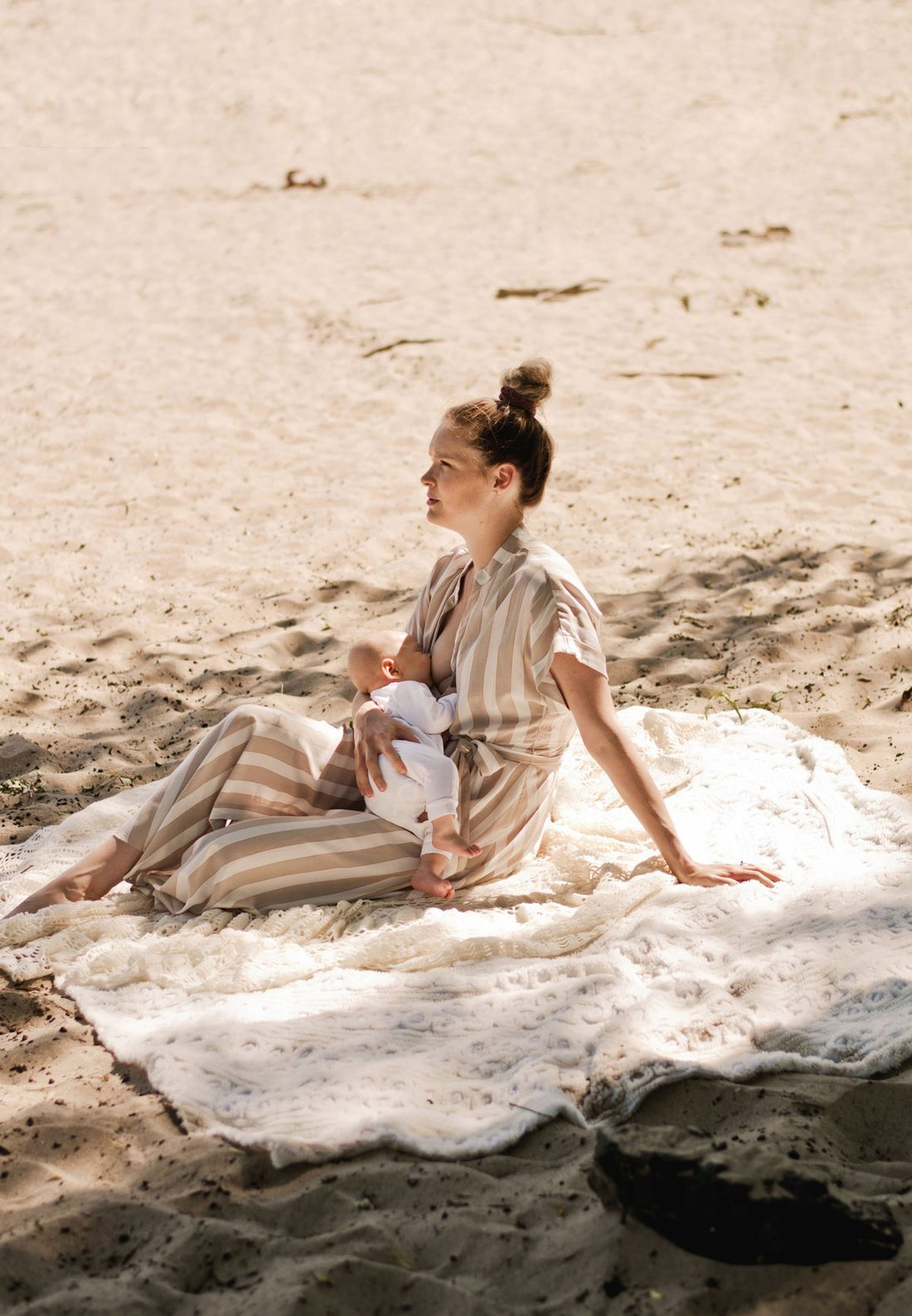 Allaiter bébé en été