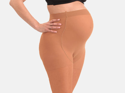 Mamsy Collants de grossesse 40den Semi-transparent: XXL / Noir