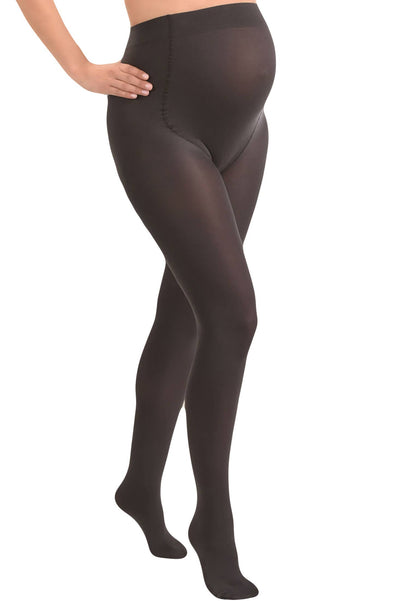 Mamsy Collants de grossesse opaque 60den: Zwart / XXL