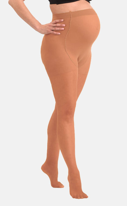 Mamsy Collants de grossesse 40den Semi-transparent: S / Noir