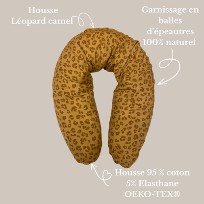 Coussin d’allaitement en balles d’épeautre 100 % naturel