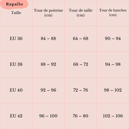 Rapallo rose, robe de grossesse et d'allaitement