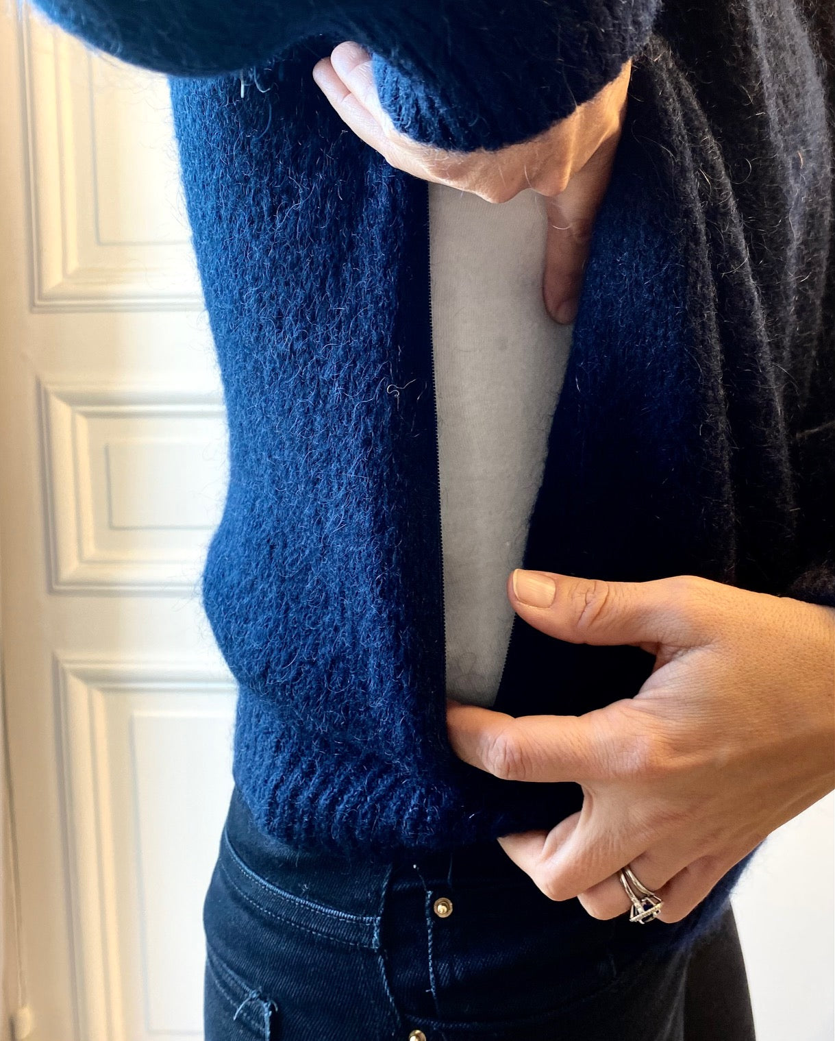 Flower Coast Sweater with Zip 