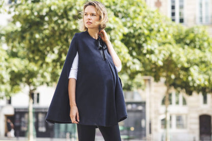 The Montmartre cape, to wear before, during and after pregnancy! 