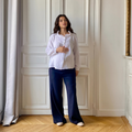 Éclipse bleu, pantalon de grossesse