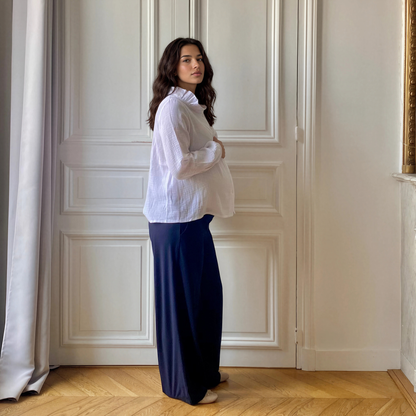 Éclipse bleu, pantalon de grossesse