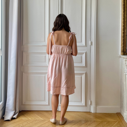 Cinqueterre rose, robe de grossesse et d'allaitement