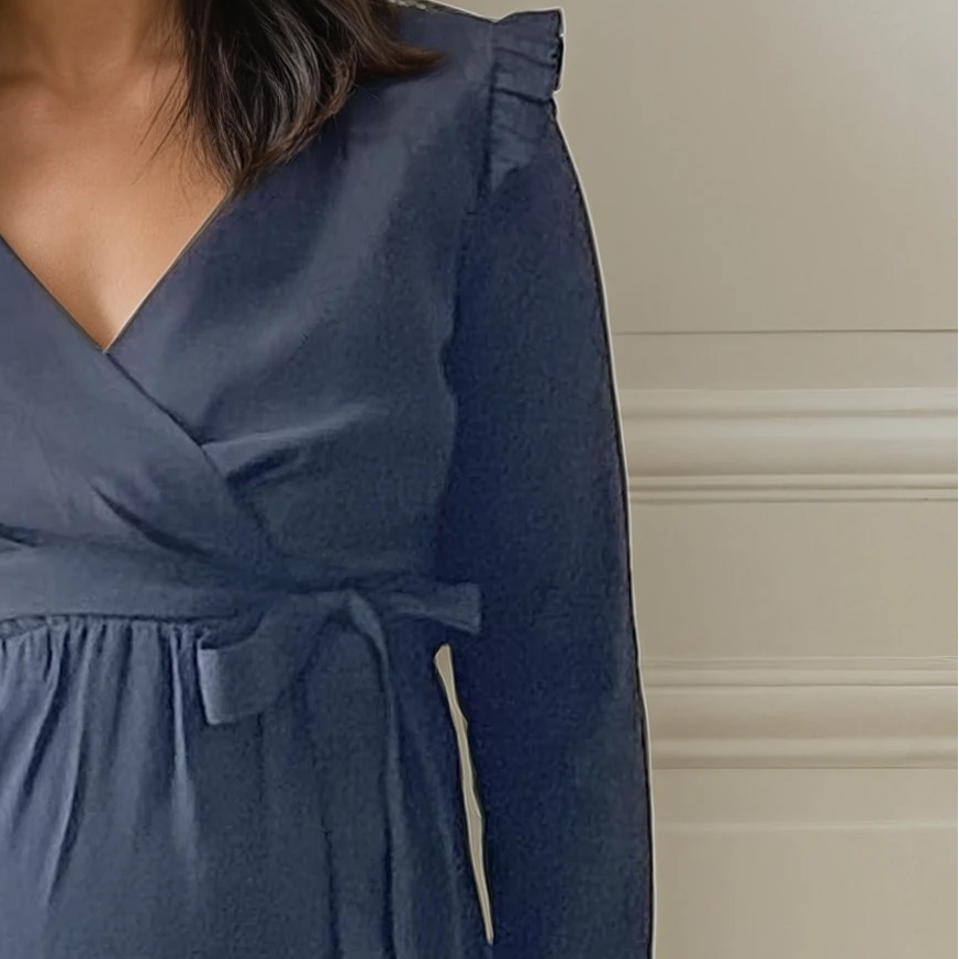 Lucie noir, robe de grossesse et d'allaitement