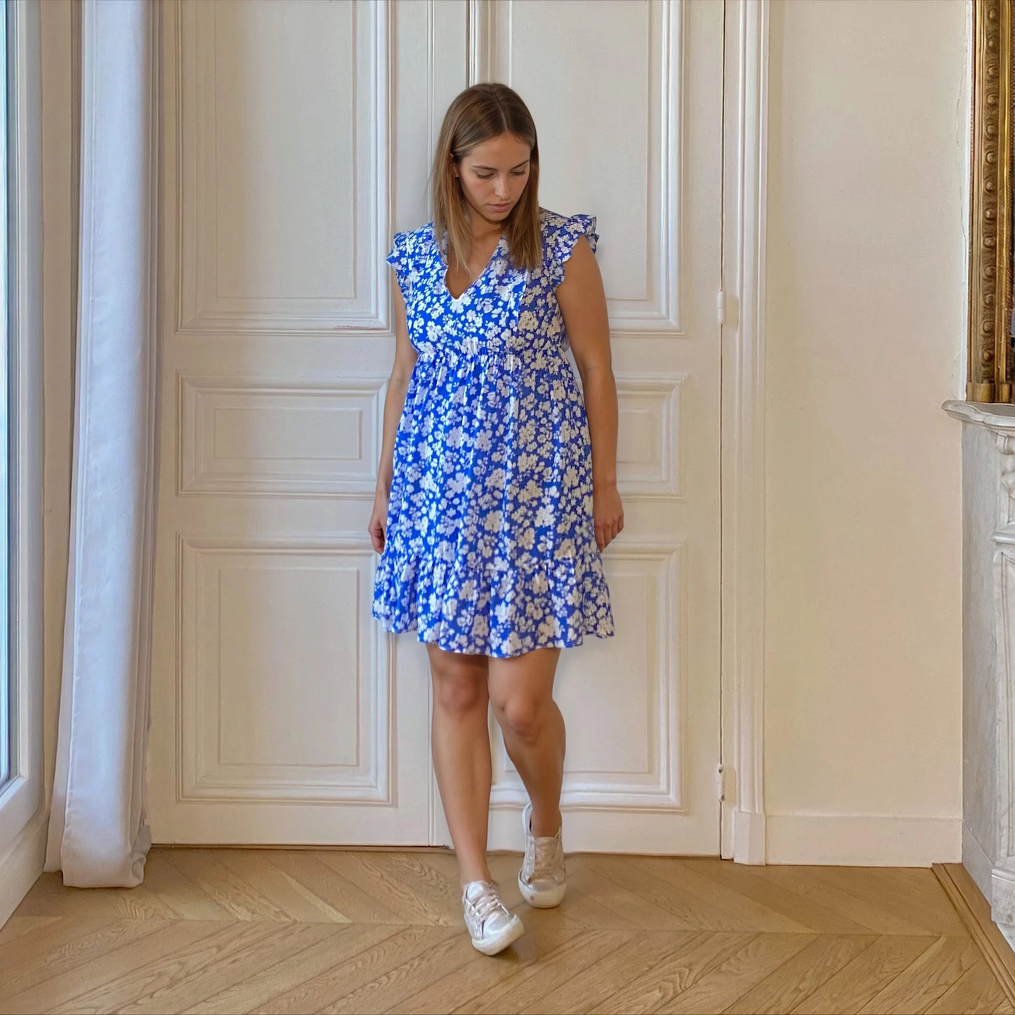 Mintfarbenes Kleid 