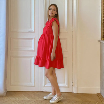Mintfarbenes Kleid 