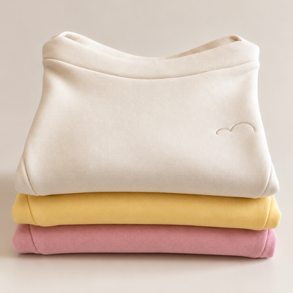 Source vieux rose, sweat d'allaitement col bateau