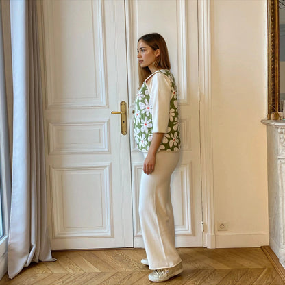 Gilet de grossesse réversible matelassé rose