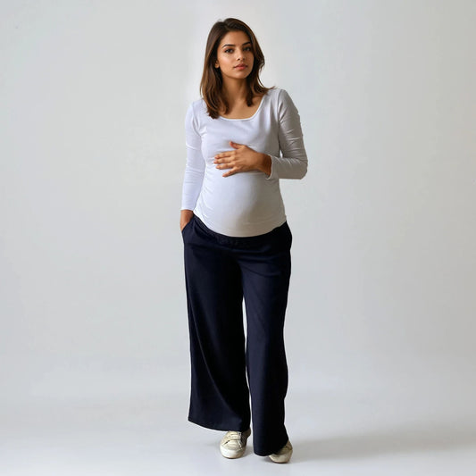 Éclipse bleu, pantalon de grossesse