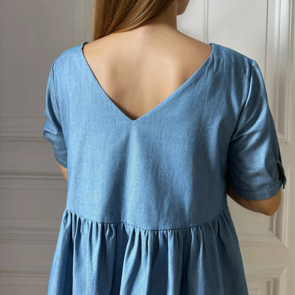 Twist, maternity and breastfeeding dress 