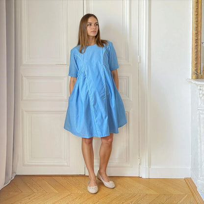 Twist, maternity and breastfeeding dress 