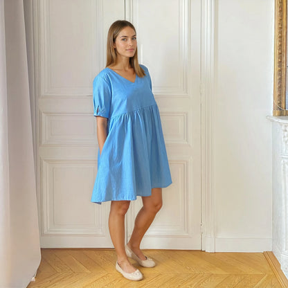 Twist, maternity and breastfeeding dress 