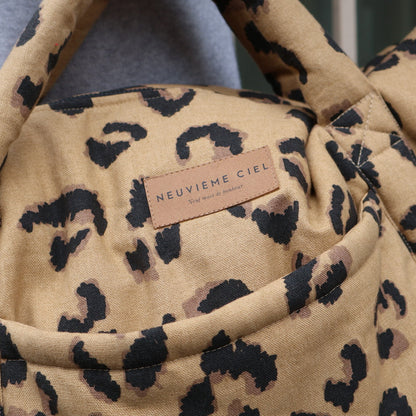 Sac à langer léopard grand format