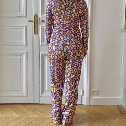 Haut de grossesse & allaitement Jeanne - Imprimé Bloom