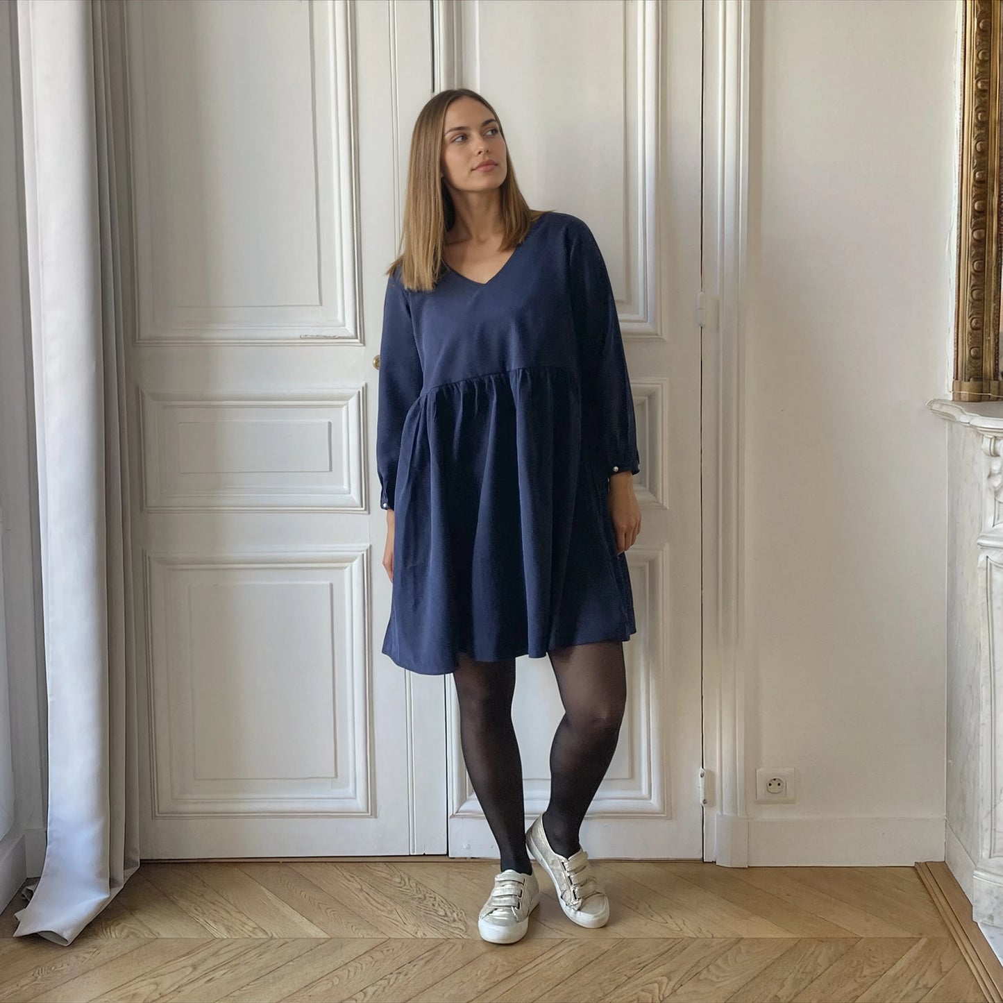 Twist-, Umstands- und Stillkleid 