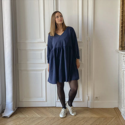 Twist-, Umstands- und Stillkleid 