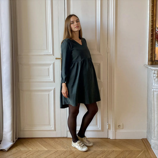 Twist, maternity and breastfeeding dress 