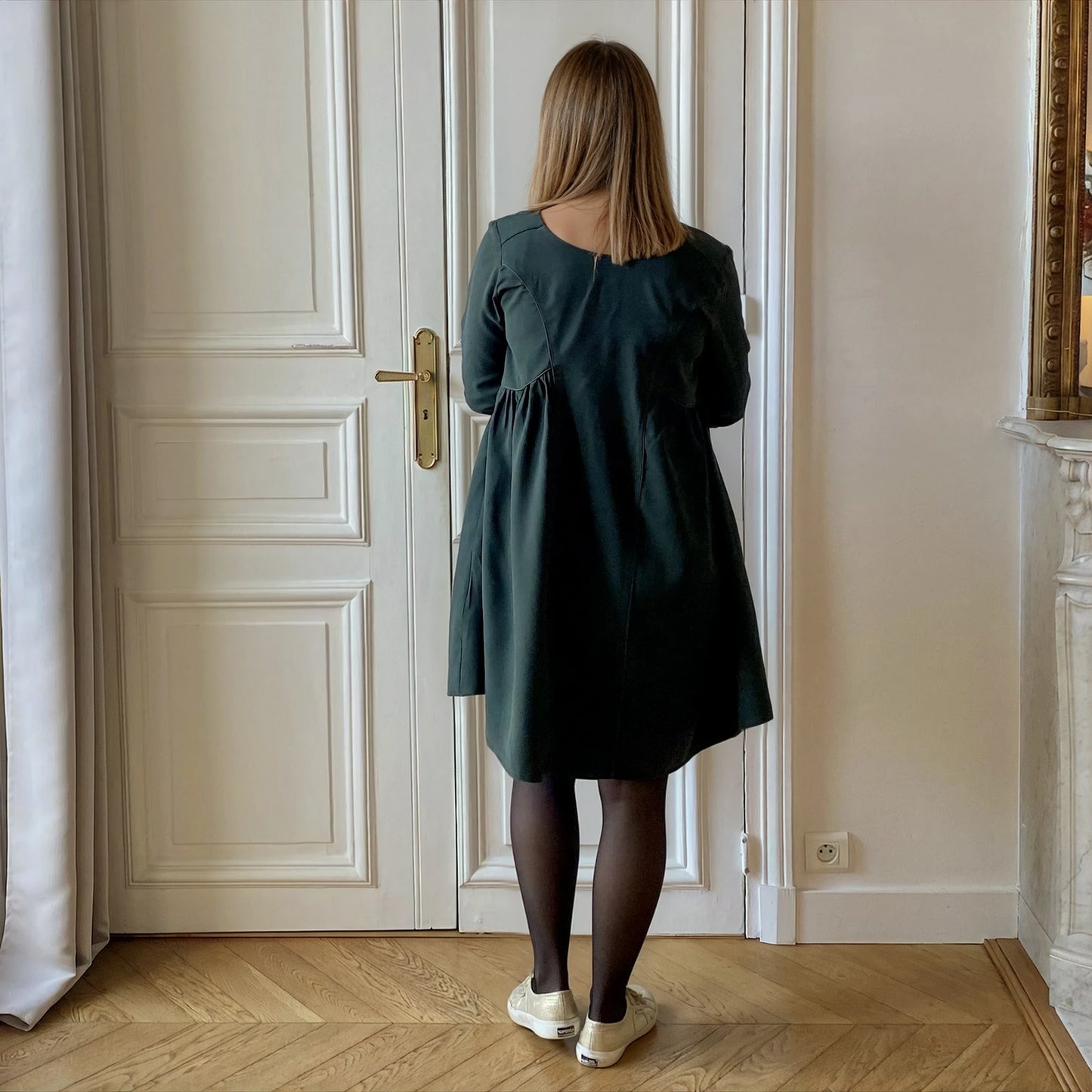 Twist-, Umstands- und Stillkleid 