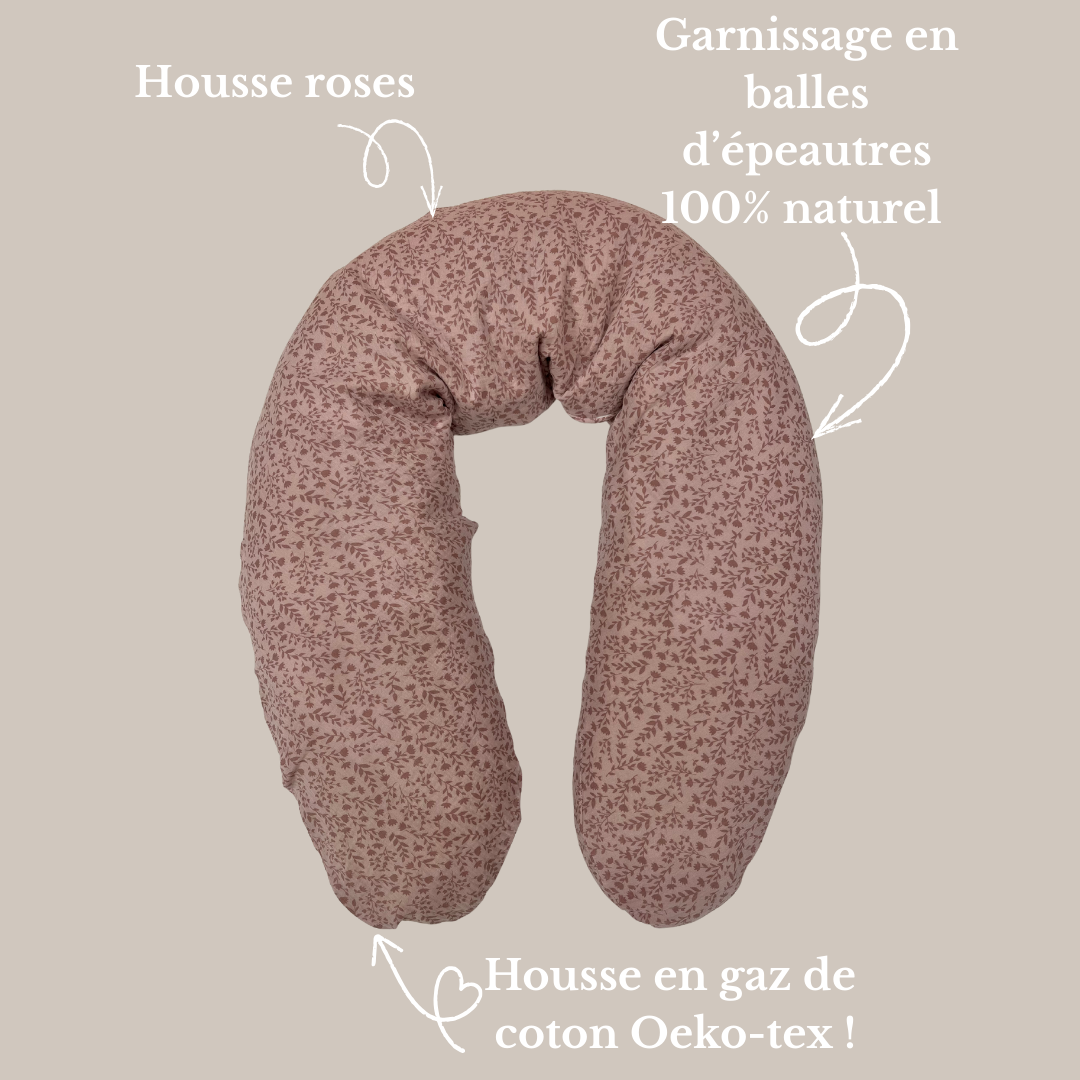 Coussin d’allaitement + housse supplémentaire