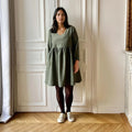 Twist, maternity and breastfeeding dress 