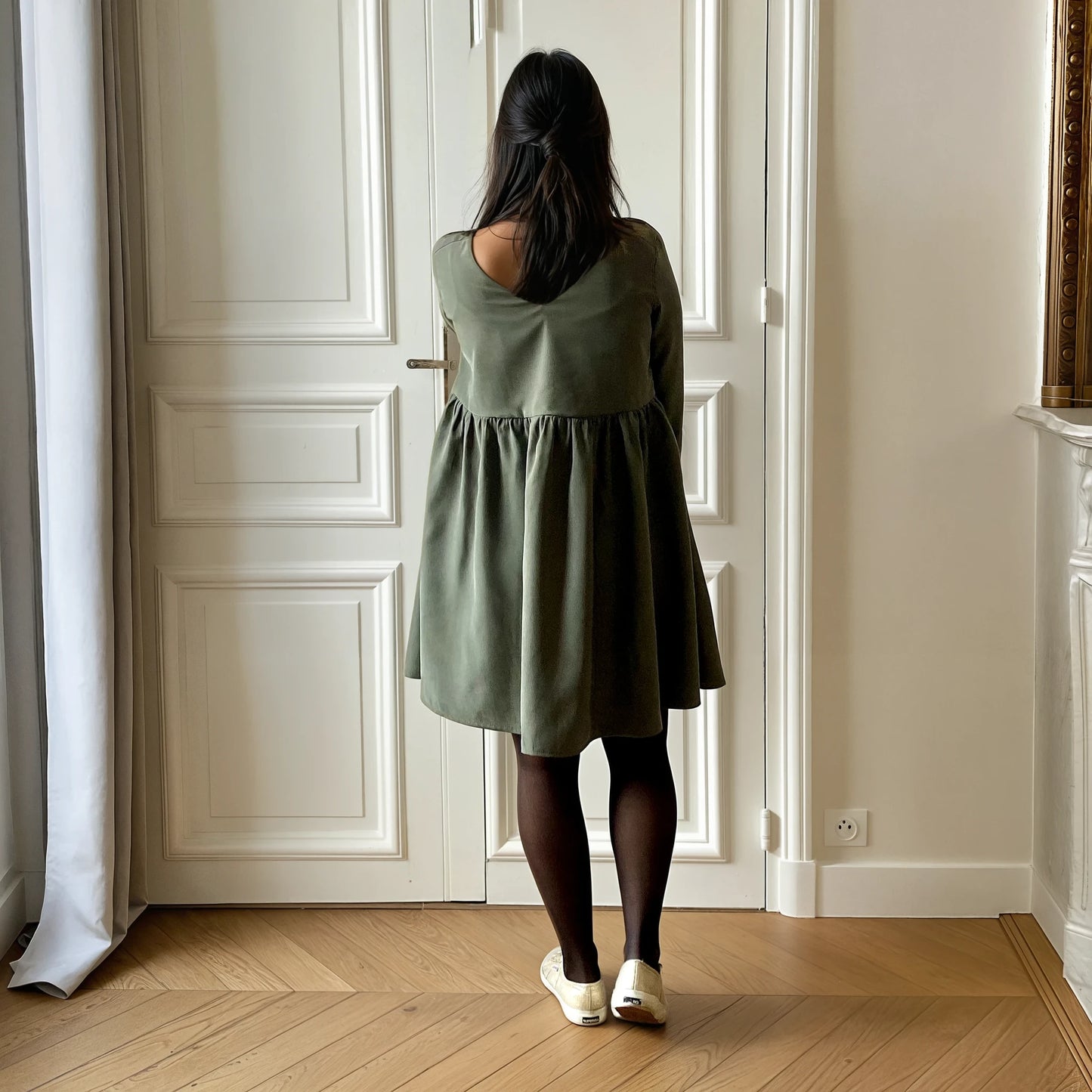 Twist-, Umstands- und Stillkleid 