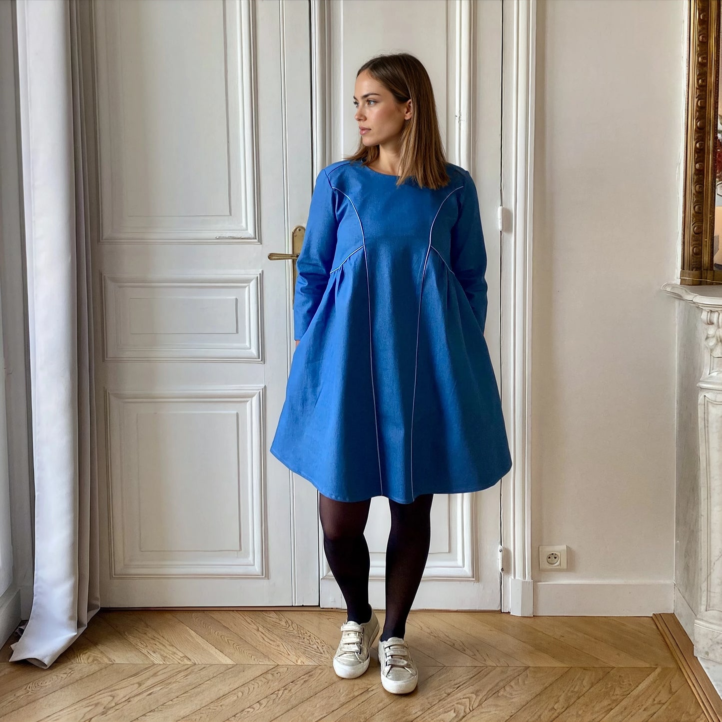 Twist-, Umstands- und Stillkleid 