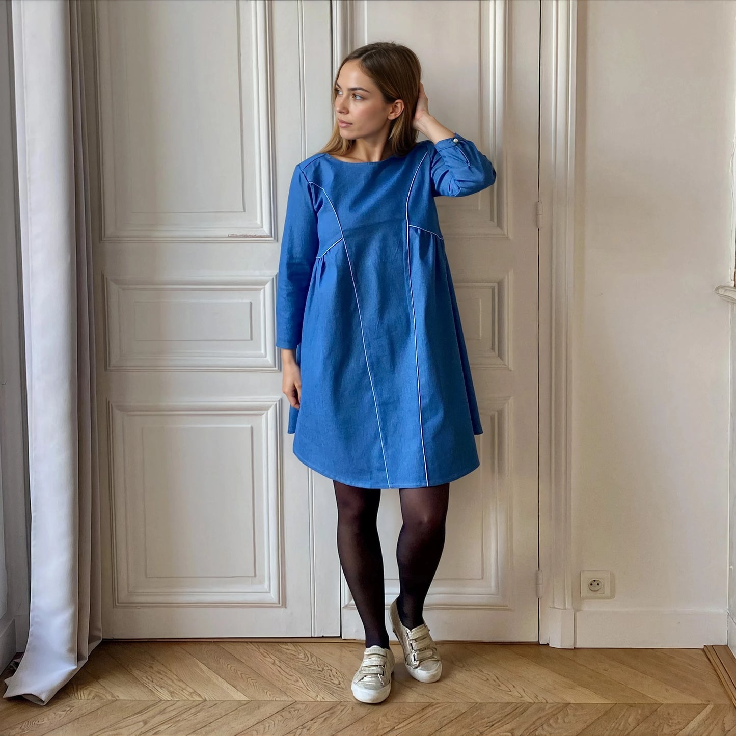 Twist-, Umstands- und Stillkleid 