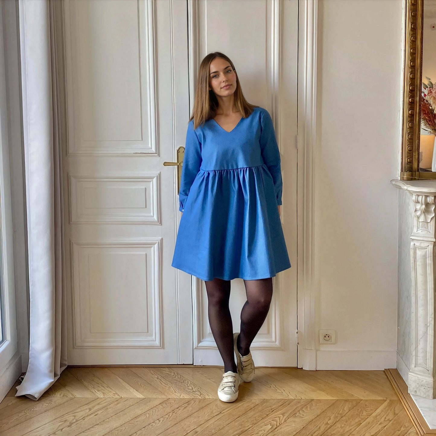 Twist-, Umstands- und Stillkleid 