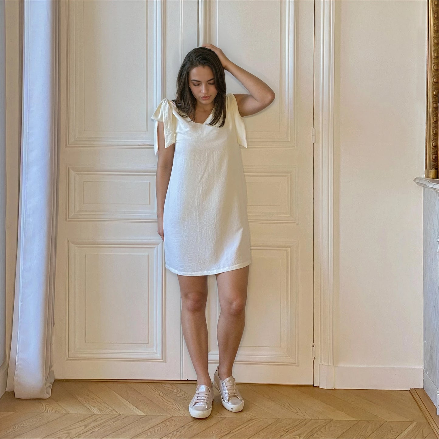 Olivgrünes Kleid