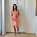 Gordes Coral Dress 