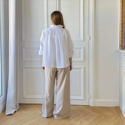 Éclipse beige, pantalon de grossesse