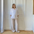 Éclipse beige, pantalon de grossesse