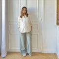 Éclipse kaki clair, pantalon de grossesse